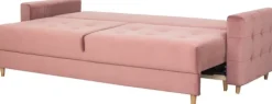 Sofy I Kanapy|Sofy Rozkładane*Bodzio Sofa Paris (plusz brudny róż)