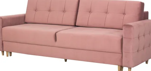 Sofy I Kanapy|Sofy Rozkładane*Bodzio Sofa Paris (plusz brudny róż)