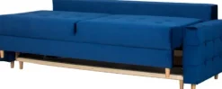 Sofy I Kanapy|Sofy Rozkładane*Bodzio Sofa Paris (plusz granat)