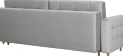 Sofy I Kanapy|Sofy Rozkładane*Bodzio Sofa Paris (plusz srebrzysty)