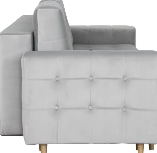 Sofy I Kanapy|Sofy Rozkładane*Bodzio Sofa Paris (plusz srebrzysty)
