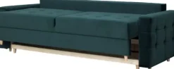 Sofy I Kanapy|Sofy Rozkładane*Bodzio Sofa Paris (plusz zieleń)