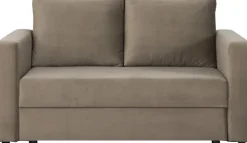 Sofy I Kanapy|Sofy Rozkładane*Bodzio Sofa rozkładana Milano (plusz brąz)