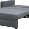 Sofy I Kanapy|Sofy Rozkładane*Bodzio Sofa rozkładana Milano (sztruks grafit)