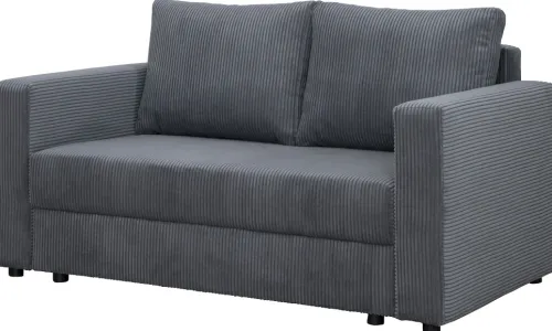 Sofy I Kanapy|Sofy Rozkładane*Bodzio Sofa rozkładana Milano (sztruks grafit)