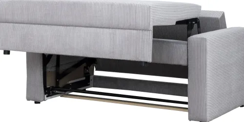 Sofy I Kanapy|Sofy Rozkładane*Bodzio Sofa rozkładana Milano (sztruks szary)