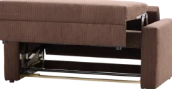 Sofy Rozkładane*Bodzio Sofa rozkladana Milano (sztruks czekoladowy brąz)