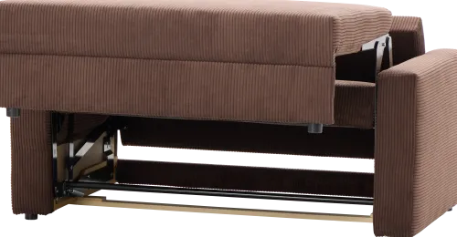 Sofy Rozkładane*Bodzio Sofa rozkladana Milano (sztruks czekoladowy brąz)