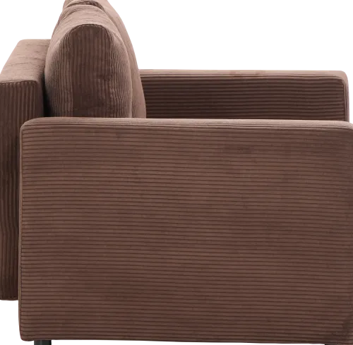 Sofy Rozkładane*Bodzio Sofa rozkladana Milano (sztruks czekoladowy brąz)