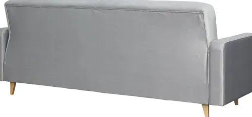 Sofy I Kanapy|Sofy Rozkładane*Bodzio Sofa Sewilla (plusz srebrzysty)