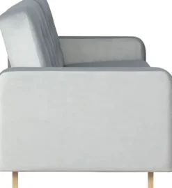 Sofy I Kanapy|Sofy Rozkładane*Bodzio Sofa Sewilla (plusz srebrzysty)