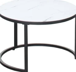 Stoliki|Stoliki I Ławy Do Salonu*CN-160 Stolik kawowy 60cm Marbi 9 (biały-marmur)