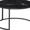 Stoliki|Stoliki I Ławy Do Salonu*CN-160 Stolik kawowy 80cm Marbi 9 (czarny-marmur)
