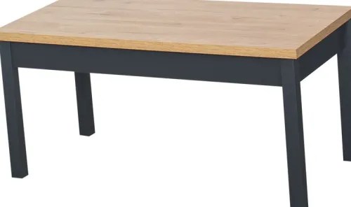 Stoliki|Stoliki I Ławy Do Salonu*Bodzio Stolik prostokątny pełny 100 cm (dąb Soma ciemny/grafit)