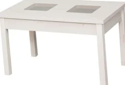 Stoliki|Stoliki*Bodzio Stolik prostokątny ze szkłem 100cm (dąb Soma perłowy)