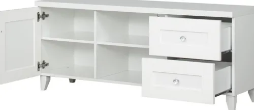 Szafki|Szafki*Bodzio Stolik RTV 138 cm Majorka (biały)