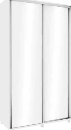 Wysokie Szafy|Szafy Przesuwne*Bodzio Szafa przesuwna 120 cm (biały połysk)