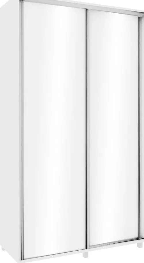 Wysokie Szafy|Szafy Przesuwne*Bodzio Szafa przesuwna 120 cm (biały połysk)