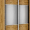 Wysokie Szafy|Szafy Z Lustrem*Bodzio Szafa przesuwna lustra 100cm (dąb soma ciemny)