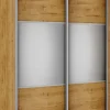 Wysokie Szafy|Szafy Z Lustrem*Bodzio Szafa przesuwna lustra 120cm (dąb soma ciemny)