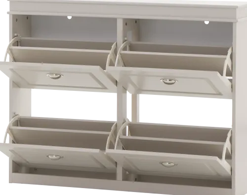 Szafki|Szafki Na Obuwie (Na Buty)*CN-133 Szafka na buty Alessa 2 (kaszmir/biały)
