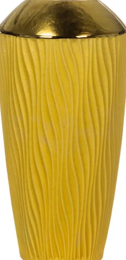 Wazony, Doniczki I Kosze Na Kwiaty*CN-164 Wazon ceramiczny Konti 28 (złoty/miód)