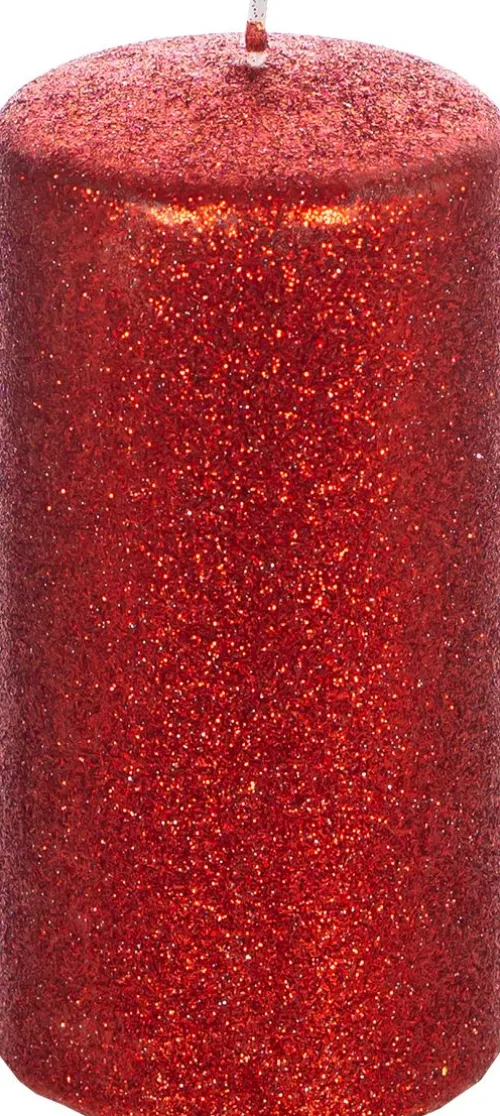 Lampki Nocne, Lampiony I Świece*PL-7 Świeca Glamour 31 (czerwony)
