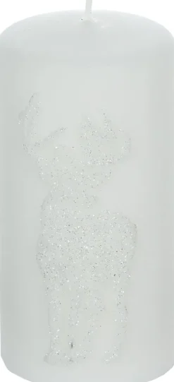 Lampki Nocne, Lampiony I Świece*PL-7 Świeca Jeleń 32 (biały)