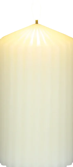 Lampki Nocne, Lampiony I Świece*CN-257 Świeca woskowa LED duża Cozy Light 52 (kremowa)