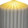 Lampki Nocne, Lampiony I Świece*CN-257 Świeca woskowa LED mała Cozy Light 52 (szara)