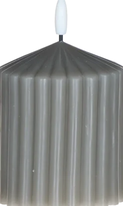 Lampki Nocne, Lampiony I Świece*CN-257 Świeca woskowa LED mała Cozy Light 52 (szara)