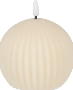 Lampki Nocne, Lampiony I Świece*CN-263 Świeca woskowa LED mała Cozy Light 58 (kremowy)