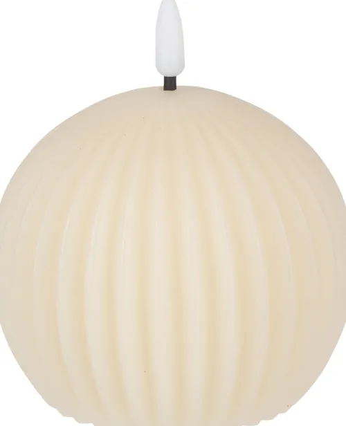 Lampki Nocne, Lampiony I Świece*CN-263 Świeca woskowa LED mała Cozy Light 58 (kremowy)