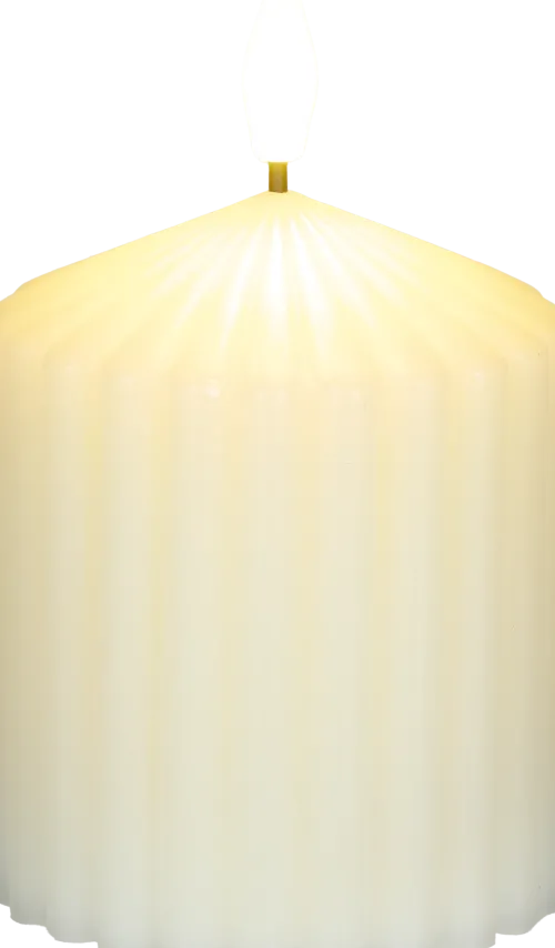 Lampki Nocne, Lampiony I Świece*CN-257 Świeca woskowa LED mała Cozy Light 52 (kremowa)