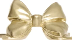 Dekoracje - Ozdoby|Świeczniki Na Stół*CN-213 Świecznik kokarda Golden Bow 63