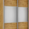 Wysokie Szafy|Szafy Z Lustrem*Bodzio Wysoka szafa przesuwna lustra 150cm (dąb soma ciemny)