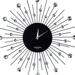 Zegary Metalowe|Zegary Ścienne Czarne*CN-121 Zegar ścienny Diamo 21