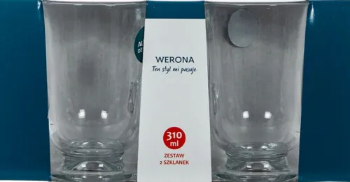 Szkło Stołowe*CN-55 Zestaw 2 kubków szklanych Werona