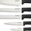 Akcesoria Kuchenne*CN-253 Zestaw noży w bloku Rifle 6elem. (czarny)