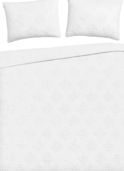 Nakrycie Łóżka*CN-251 Zestaw pościeli 51-2 biały (200x220cm)