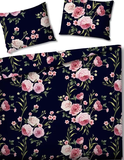 Nakrycie Łóżka*CN-55 Zestaw pościeli Roses 31-1 (160x200cm)