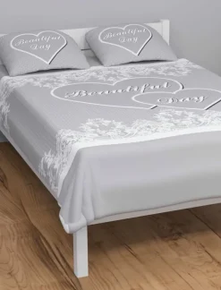 Nakrycie Łóżka*CN-55 Zestaw pościeli Serduszka 21-1 (160x200cm)