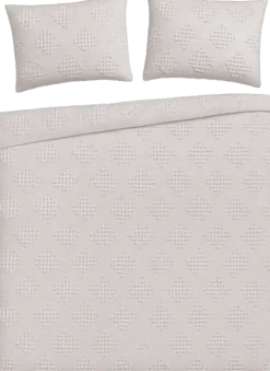 Nakrycie Łóżka*CN-251 Zestaw pościeli 51-2 szary (200x220cm)