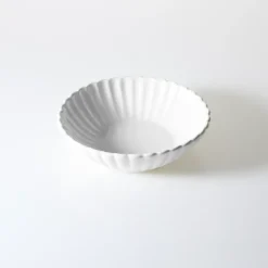 Zastawa Stołowa|Serwisy Obiadowe Białe*CN-185 Zestaw talerzy porcelanowych Lotus 18 elementów (biały)