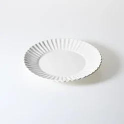 Zastawa Stołowa|Serwisy Obiadowe Białe*CN-185 Zestaw talerzy porcelanowych Lotus 18 elementów (biały)