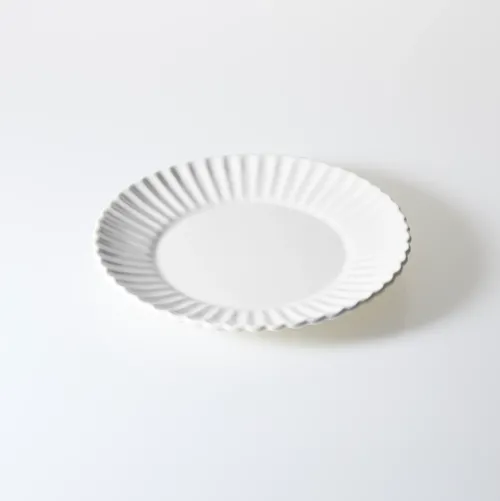 Zastawa Stołowa|Serwisy Obiadowe Białe*CN-185 Zestaw talerzy porcelanowych Lotus 18 elementów (biały)