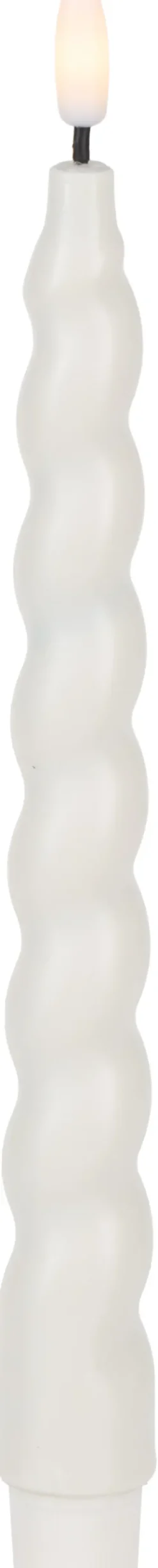 Lampki Nocne, Lampiony I Świece*CN-263 Zestaw 2 świec woskowych LED Cozy Light 4 (biały)