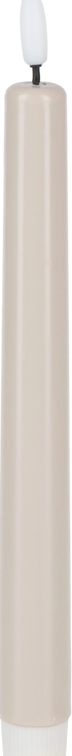 Lampki Nocne, Lampiony I Świece*CN-263 Zestaw 2 świec woskowych LED Cozy Light 5 (beżowy)