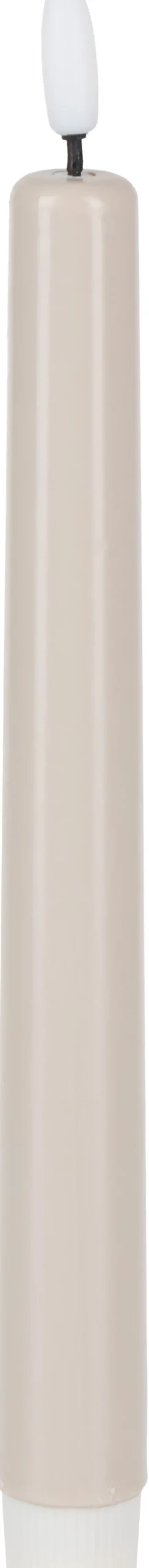 Lampki Nocne, Lampiony I Świece*CN-263 Zestaw 2 świec woskowych LED Cozy Light 5 (beżowy)