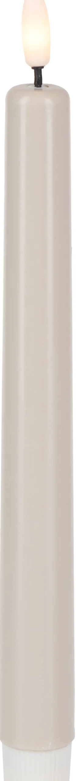 Lampki Nocne, Lampiony I Świece*CN-263 Zestaw 2 świec woskowych LED Cozy Light 5 (beżowy)
